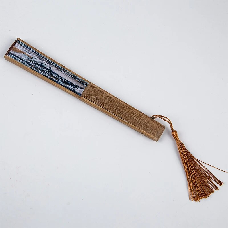 Κινεζικό ύφος Καλοκαιρινό vintage μπαμπού πτυσσόμενο χέρι με λουλούδια Βεντάλια Χορός Γαμήλιο πάρτι Δώρα τσέπης Γάμος Πολύχρωμοι Κινέζοι θαυμαστές