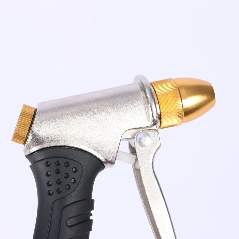 Visokotlačni pištolj za vodu od aluminijske legure presvučen gumom Vodeni pištolj za kućanstvo Vrt Vodeni pištolj za pranje automobila Lako se čisti