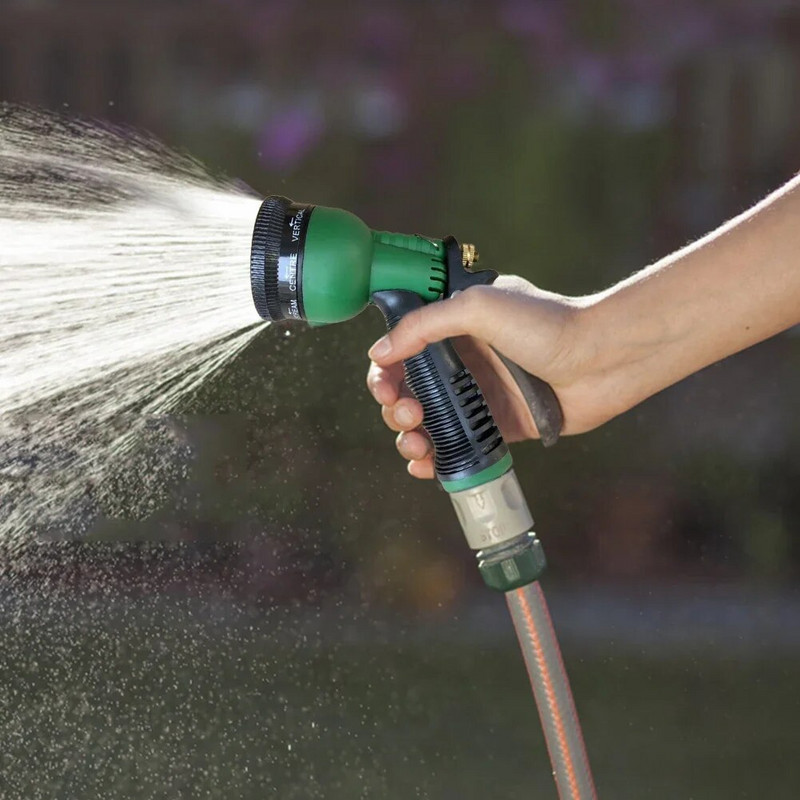 Kaasaskantav voolik piserdusotsik Multifunktsionaalne kastmispihusti Kodumajapidamises kasutatava kõrgsurvega reguleeritav vesi lilled puud