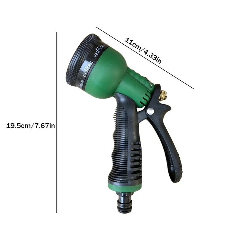 Kaasaskantav voolik piserdusotsik Multifunktsionaalne kastmispihusti Kodumajapidamises kasutatava kõrgsurvega reguleeritav vesi lilled puud