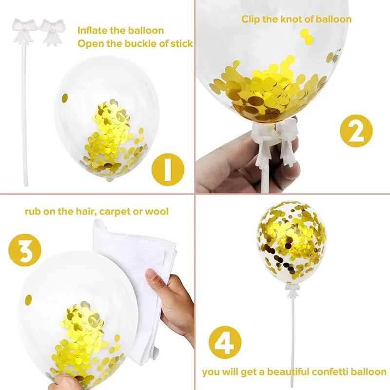 Auksinis gimtadienio torto papuošimas Su gimtadieniu torto dangtelis Popieriniai vėduoklės Reklaminė juosta Konfeti Balionas Fejerverkai Auksinis pyrago viršus