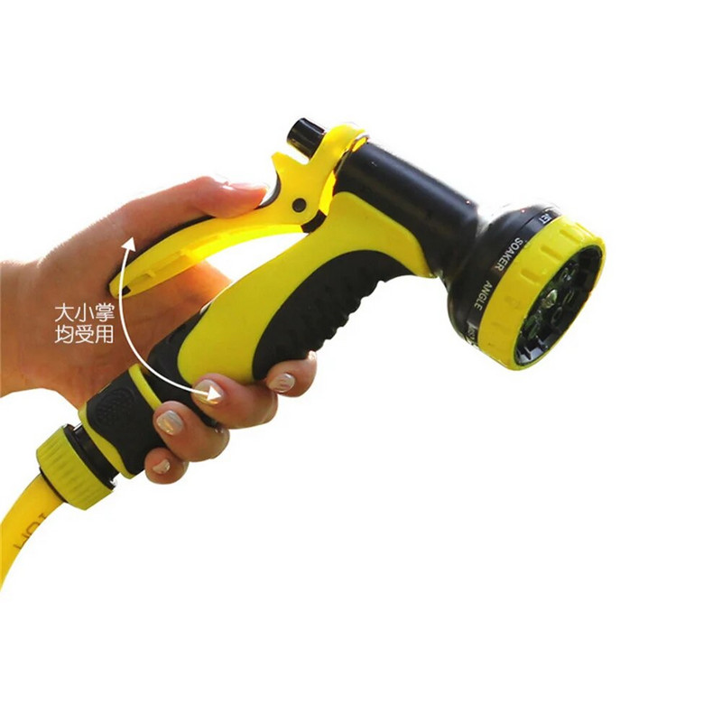 1PC vrtni pištolj za vodu, visokotlačni pištolj za vodu za pranje automobila, 10 funkcija Mlaznica crijeva za prskalicu za zalijevanje vrta u kućanstvu