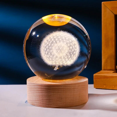 3D-kristallkuul, kristallplaneet, lasergraveeritud päikesesüsteemi maakera astronoomia kingitus sünnipäevaks klaaskera kodukaunistus