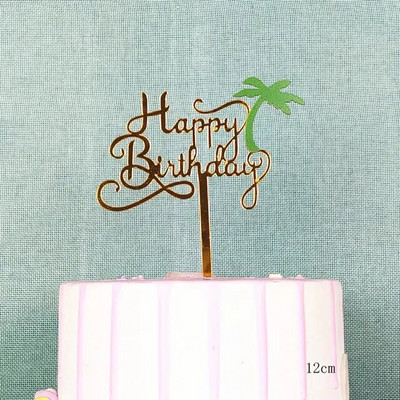 Color Butterfly Happy Birthday Cake Pealkiri Kuldne Akrüül Poiss Tüdruk Butterfly Party Koogikatted Baby shower kookide kaunistuste jaoks