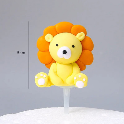 Rajzfilm tortadíszítés dzsungel állat témájú születésnapi parti dekoráció oroszlán tigris állat dekoráció gyermek parti kellékek