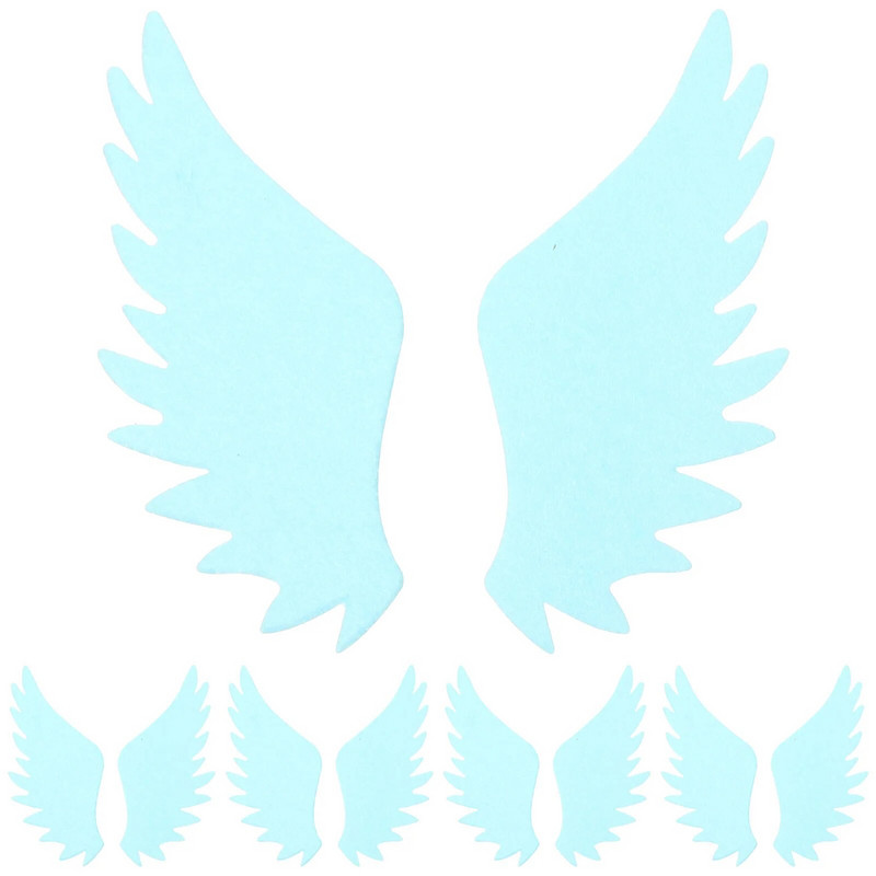 „Angel Wing“ ryžių popieriniai tortų užpilai Desertinių keksiukų papuošalai vestuvių gimtadienio vakarėliui, kepimo torto dekoravimui