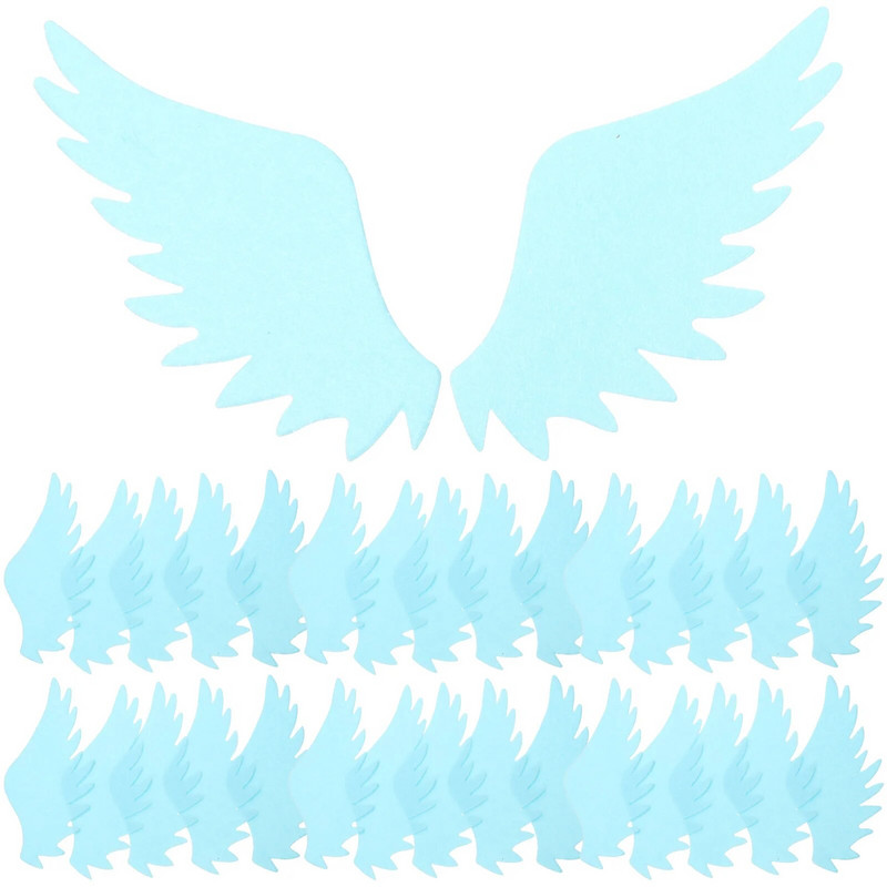 „Angel Wing“ ryžių popieriniai tortų užpilai Desertinių keksiukų papuošalai vestuvių gimtadienio vakarėliui, kepimo torto dekoravimui