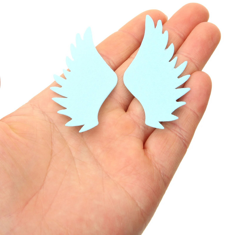 „Angel Wing“ ryžių popieriniai tortų užpilai Desertinių keksiukų papuošalai vestuvių gimtadienio vakarėliui, kepimo torto dekoravimui