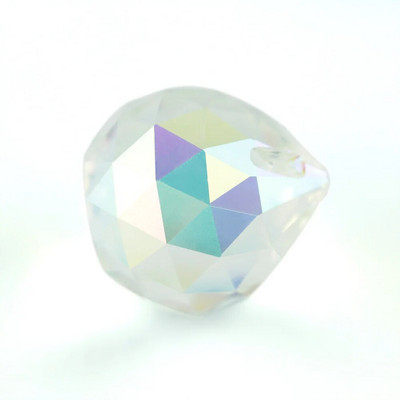 40mm 1-osaline punane/lilla/topaas Kõik värvid Kristallid Klaaskuul lühtritele Müüa särav prisma päikesepüüdja