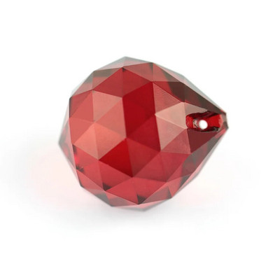 40mm 1-osaline punane/lilla/topaas Kõik värvid Kristallid Klaaskuul lühtritele Müüa särav prisma päikesepüüdja