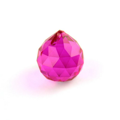 40mm 1-osaline punane/lilla/topaas Kõik värvid Kristallid Klaaskuul lühtritele Müüa särav prisma päikesepüüdja