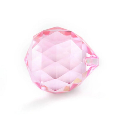 40mm 1-osaline punane/lilla/topaas Kõik värvid Kristallid Klaaskuul lühtritele Müüa särav prisma päikesepüüdja