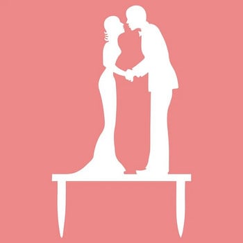 Πολύχρωμα Γαμήλια τούρτα Flags Νύφη γαμπρός ακρυλικό κάλυμμα κέικ για διακόσμηση τούρτας επετείου γάμου Hot έκπτωση