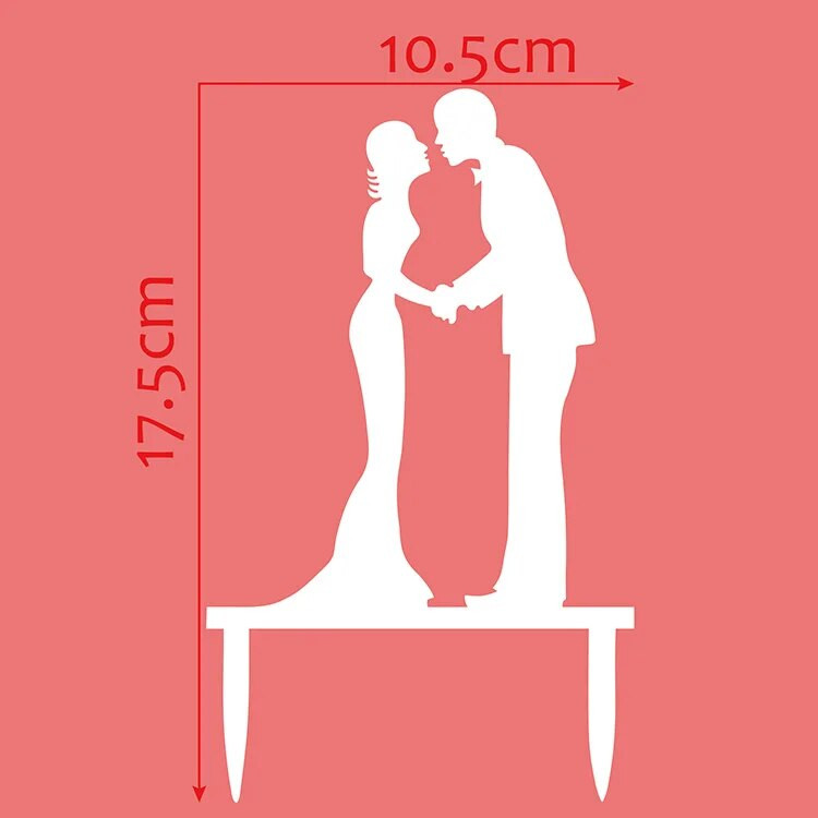 Mitmevärvilised pulmakoogilipud pruudi peigmehe akrüülist tordikatteks pulma-aastapäeva peokoogikaunistus kuum müük