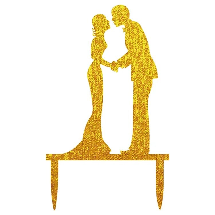 Mitmevärvilised pulmakoogilipud pruudi peigmehe akrüülist tordikatteks pulma-aastapäeva peokoogikaunistus kuum müük