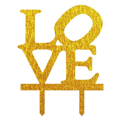 Mitmevärvilised Armastuskoogilipud Akrüülist tordipealsed sõbrapäevaks pulma-aastapäevaks kihluspeo koogikaunistus kuum allahindlus