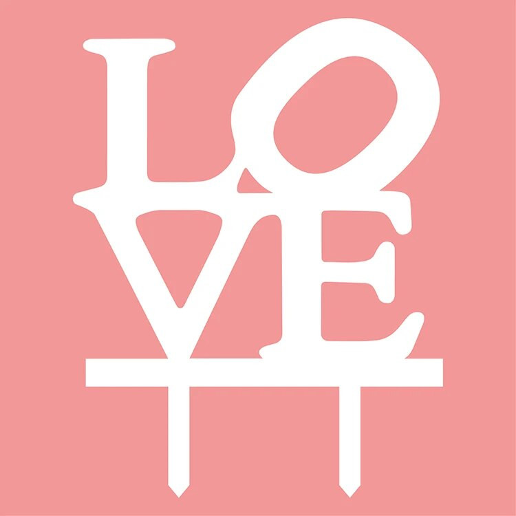 Mitmevärvilised Armastuskoogilipud Akrüülist tordipealsed sõbrapäevaks pulma-aastapäevaks kihluspeo koogikaunistus kuum allahindlus