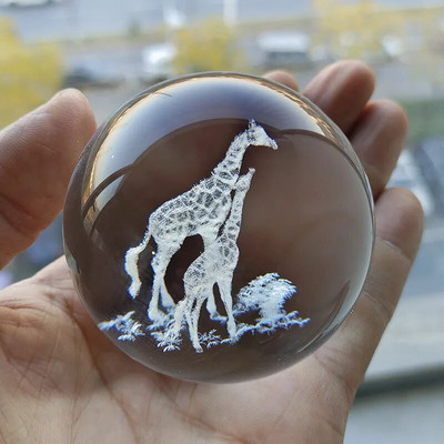 3D kristálygömb kristálybolygó lézergravírozott Naprendszer földgömb csillagászati ajándék születésnapi ajándék üveggömb lakberendezés