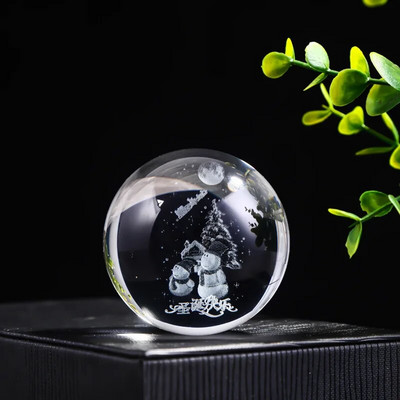 3D kristálygömb kristálybolygó lézergravírozott Naprendszer földgömb csillagászati ajándék születésnapi ajándék üveggömb lakberendezés