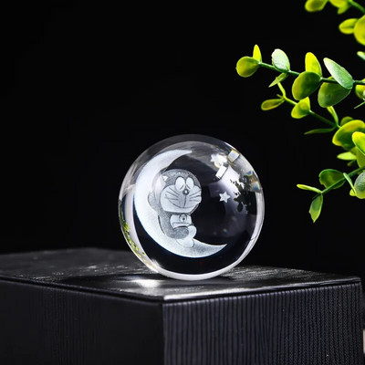 3D kristálygömb kristálybolygó lézergravírozott Naprendszer földgömb csillagászati ajándék születésnapi ajándék üveggömb lakberendezés