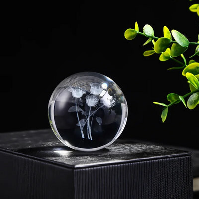 3D kristálygömb kristálybolygó lézergravírozott Naprendszer földgömb csillagászati ajándék születésnapi ajándék üveggömb lakberendezés
