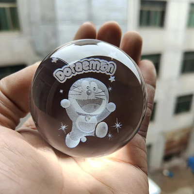 3D kristálygömb kristálybolygó lézergravírozott Naprendszer földgömb csillagászati ajándék születésnapi ajándék üveggömb lakberendezés