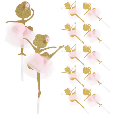 Tortų tvarsčiai Auksiniai blizgučiai Šokanti mergina Balerina Keksiukų pyragaičiai Tortų rinkiniai Vestuvių dušas Gimtadienio vakarėlio dekoravimas