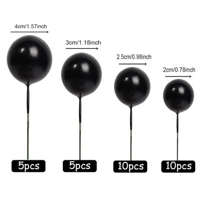 30 tk/komplekti värvilise palliga koogipealne DIY mini vahupall koogikeste magustoidu küpsetamiseks.