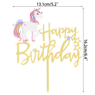 1 tk. Palju õnne sünnipäevaks koogikaunistus Armsad ükssarviku tassikoogitopsid Lastele tüdrukutele sünnipäevaks Baby Shower Peokoogid Ornamenditarbed