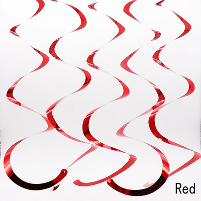 6Pcs Happy Birthday DIY ukrasni metalni stropni viseći kovitlac za Baby Shower vjenčanje Halloween rođendanska zabava