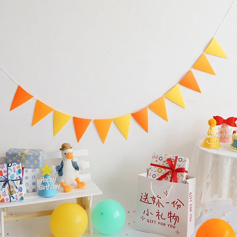 2,5M šarene zastavice, zastavice, vijenac za vjenčanje, rođendan, noć vještica, božićni ukrasi, pribor za zabavu