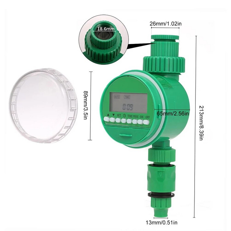 Crijevo za slavinu Prskalica Vrtni mjerač vremena za vodu Digitalni programabilni upravljač Automatski ručni Sustav vremena za navodnjavanje kućnog vrta