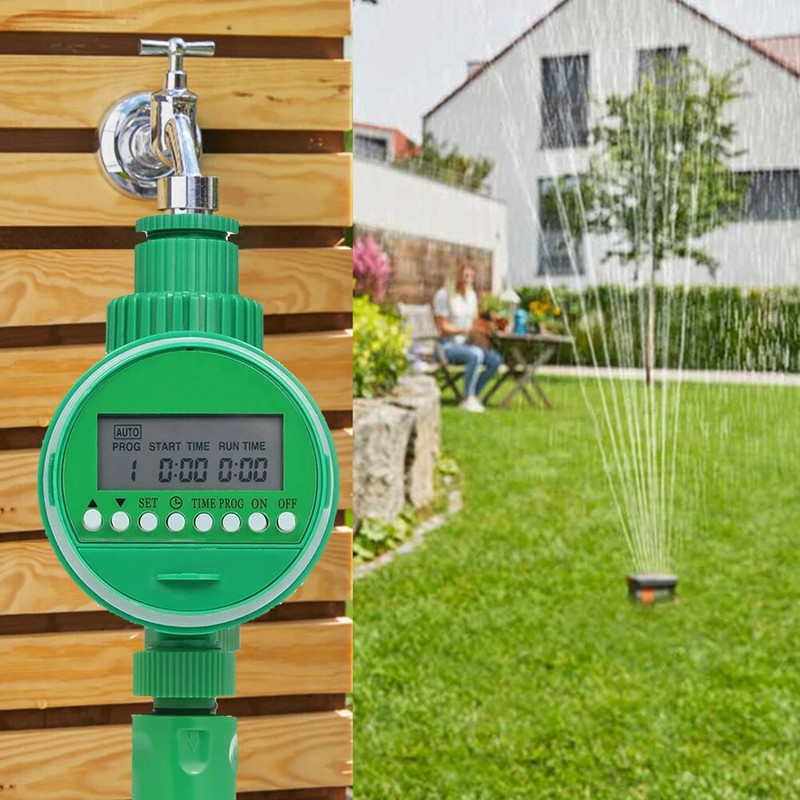 Crijevo za slavinu Prskalica Vrtni mjerač vremena za vodu Digitalni programabilni upravljač Automatski ručni Sustav vremena za navodnjavanje kućnog vrta