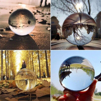 Clear Glass Crystal Ball, Healing Sphere, Photography Props, Lensball Decor, Photo Gift for Outdoor Photography, Hot, 2024