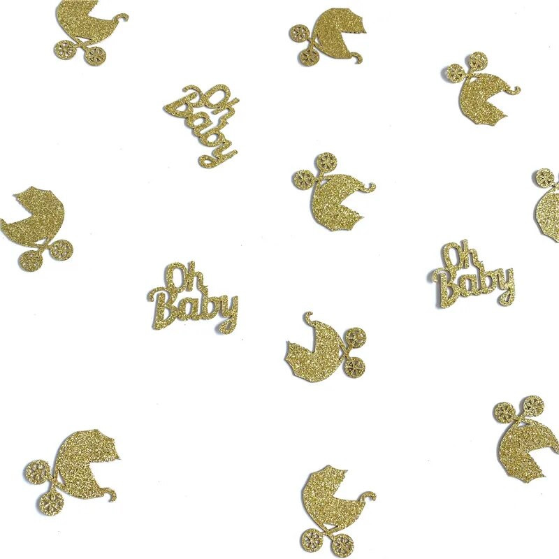Oh Baby Car Confetti Baby Shower Party Gold Oh Baby Confetti Decorat Jungle Animal Birthday Party Decoration