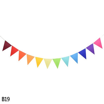 12 zászló függő transzparens filcszövet füzér falra akasztó sármány zászló zászló babaváráshoz esküvői születésnapi parti dekoráció