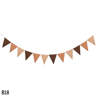 12 zászló függő transzparens filcszövet füzér falra akasztó sármány zászló zászló babaváráshoz esküvői születésnapi parti dekoráció