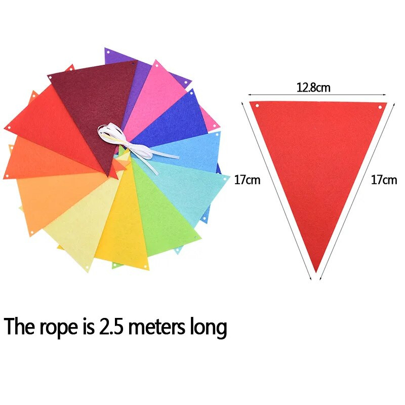 12 zászló függő transzparens filcszövet füzér falra akasztó sármány zászló zászló babaváráshoz esküvői születésnapi parti dekoráció