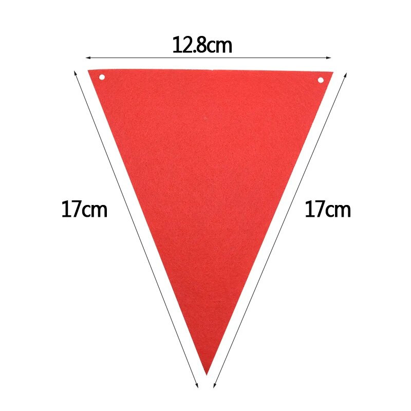 12tk/komplekt 13*17cm lipud nöörid vildist bänner vanikud Sünnipäevapunn Baby Shower Pulmapeokaunistused