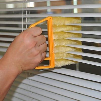 Lamă oarbă Pânză de curățare Perie de curățare a geamurilor Perie utilă din microfibră pentru aer condiționat Dispozitiv de curățare a ventilatorului electric pentru mașină Instrument lavabil