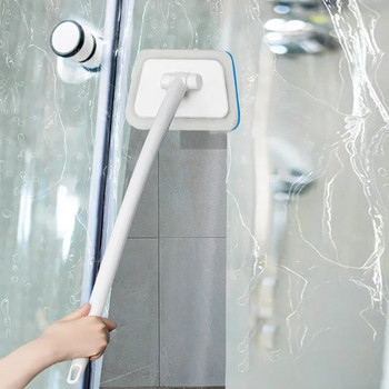 Πολυλειτουργική βούρτσα τοίχου μπάνιου μακριά λαβή αφαιρούμενη βούρτσες μπανιέρας δαπέδου οικιακής χρήσης Βούρτσα καθαρισμού σφουγγαριού από κεραμικά πλακίδια