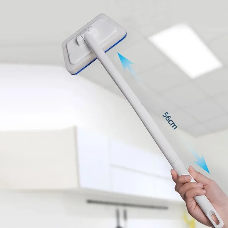 Daugiafunkcis vonios sienų šepetys ilga rankena Nuimamas buitinis grindų vonios šepetys Keraminių plytelių kempinės valymo šepetys