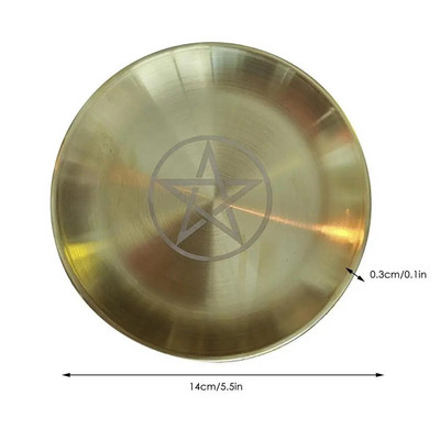 Altoriaus dubuo ragana žvakių laikiklis lėkštė žvakidė Altoriaus serviravimo padėklas būrimo įrankiai raganos reikmenys ceremonijoms dekoracijos