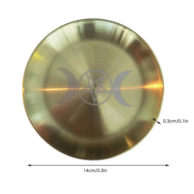 Altoriaus dubuo ragana žvakių laikiklis lėkštė žvakidė Altoriaus serviravimo padėklas būrimo įrankiai raganos reikmenys ceremonijoms dekoracijos