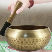 Set tibetanskih zdjela za pjevanje Buddha Sound Bowl Nepalska ručno izrađena zdjela za pjevanje za meditaciju za iscjeljivanje i sabranost