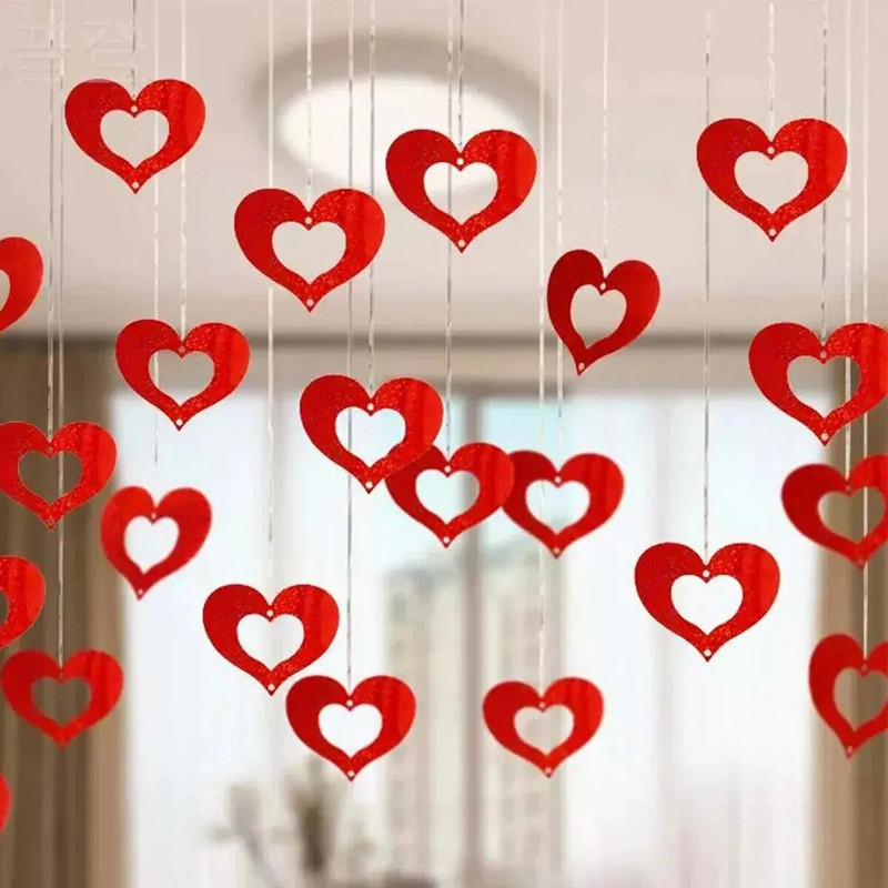 100 tk. Pulmapeo kaunistus Dekoratsioon Õhupall Vihma Siidist litriga ripats Pulmatarbed Pulmatoa kaunistus