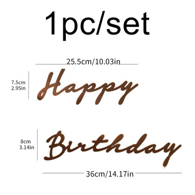 1 db Nem szőtt születésnapi transzparens falmatrica betűk