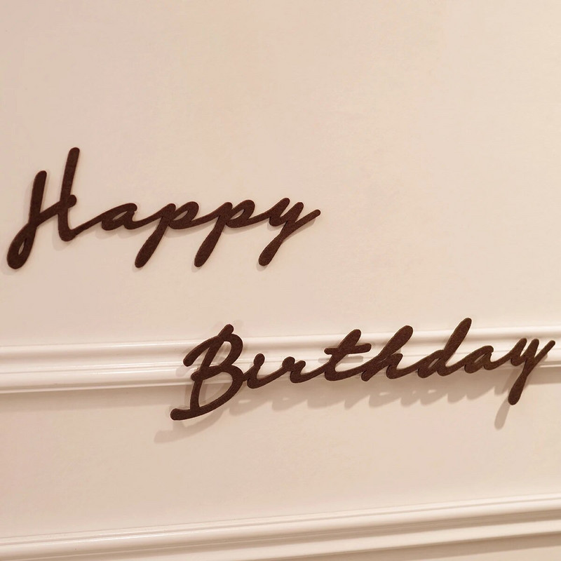 1 db Nem szőtt születésnapi transzparens falmatrica betűk