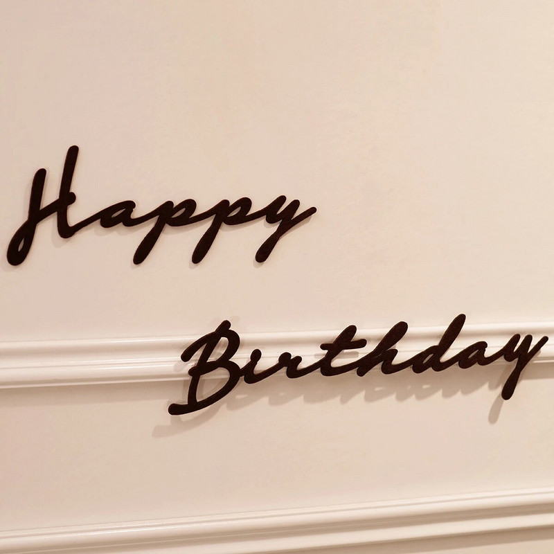1 db Nem szőtt születésnapi transzparens falmatrica betűk