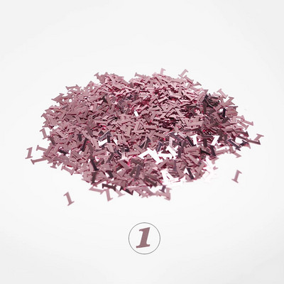 15 g/kott Rose Gold Confetti Palju õnne sünnipäevaks number 1 16 18 20 Konfettide sünnipäevapeo kaunistus pulma-aastapäev